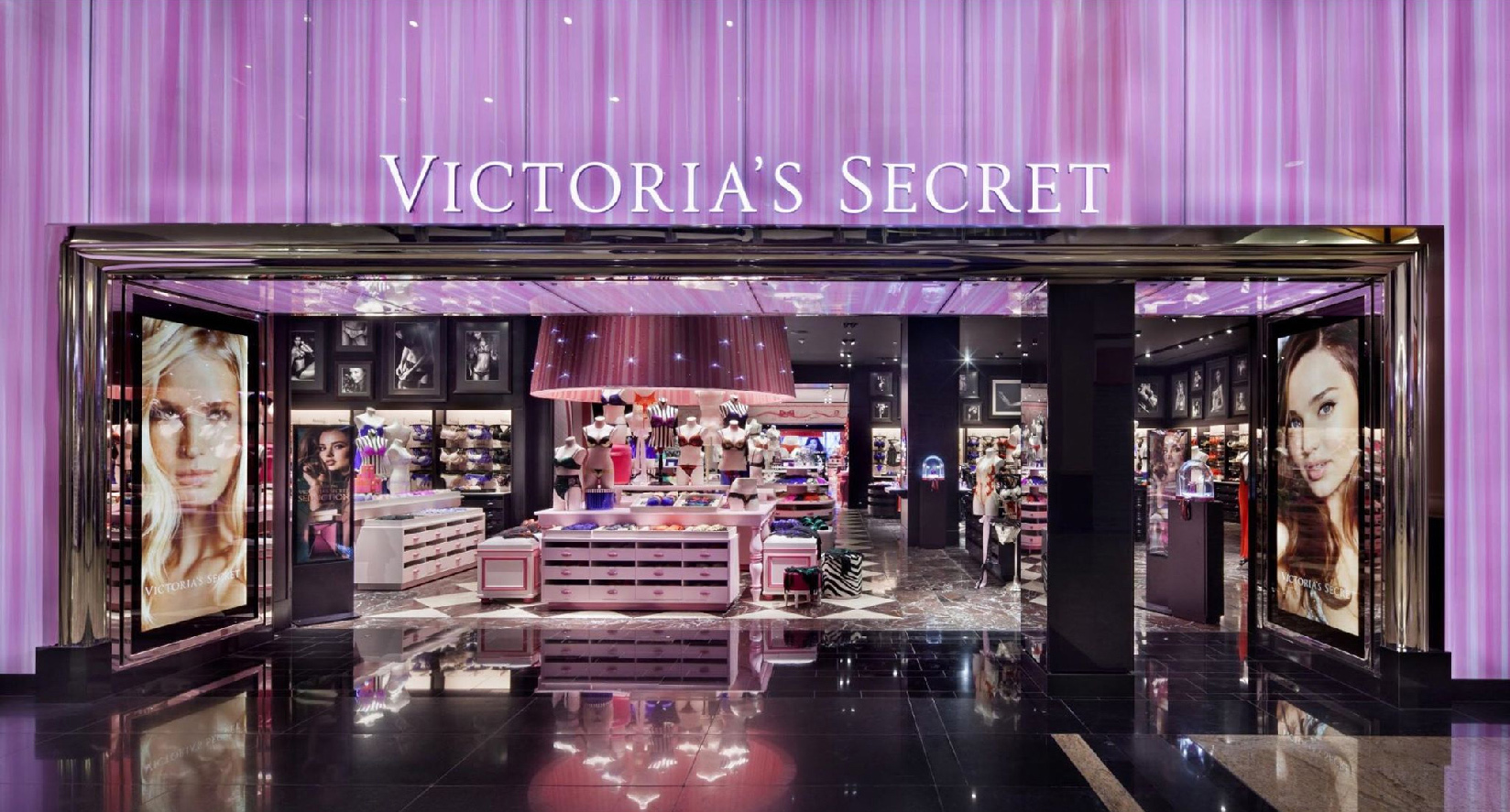 more glass storefront victoria secrets account